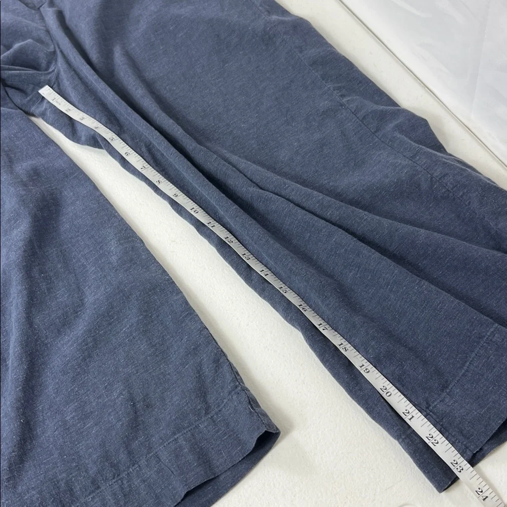 Toad&Co XS Taj Hemp Short Sleeve Jumpsuit in Navy - Picture 10 of 13